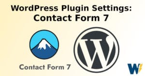 WordPress Plugin Settings: Contact Form 7