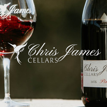 Chris james cellars logo.